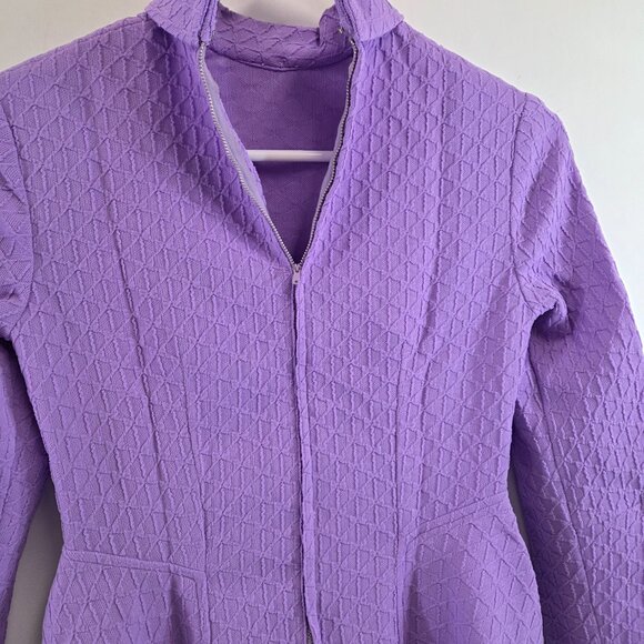 Vintage Handmade Fit and Flare Dress in Light Purple - Picture 5 of 8